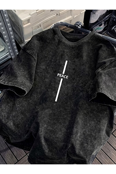 Prekarya design Unisex Oversize Vintage Washed Street Style Street Fashion Co...