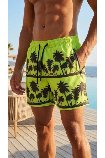 Beruflic Men's Swim Shorts with Zipper Pockets and Mesh Lining, Quick Drying,...