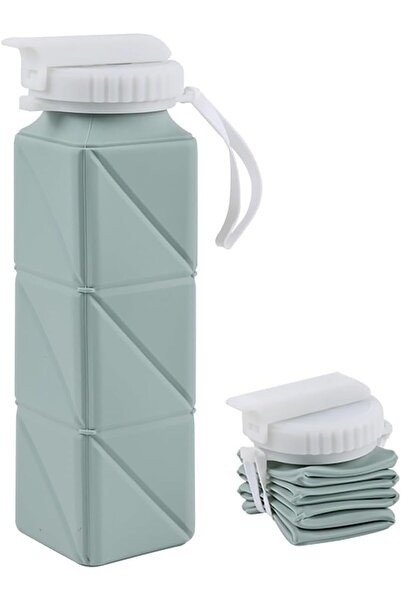 Arabest 620ml Collapsible Water Bottle,Leakproof Lid,Food-Grade BPA-Free Sili...