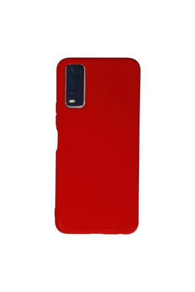 TheGencoo Vivo Y11S Case Nano Velvet Silicone Inside - Red