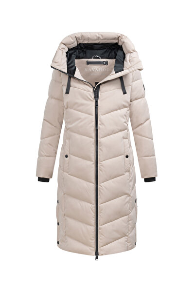 Navahoo Schmatzibaer lange Damen Winter Steppjacke N009
