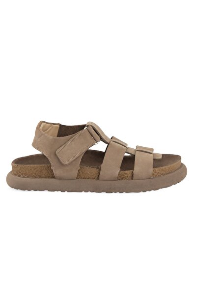 Pegia Velcro Nubuck Women's Sandals 215554 Sand