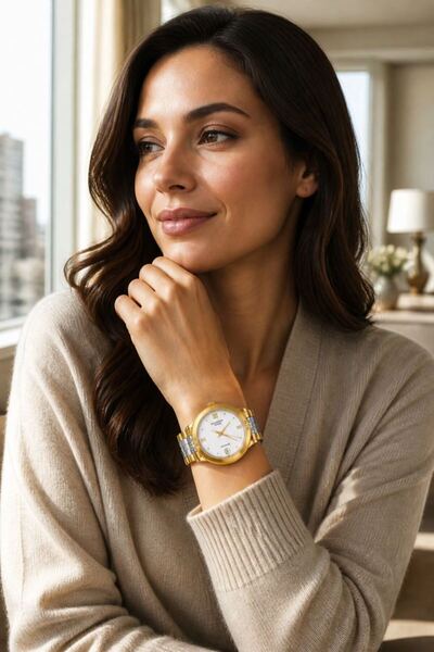 Monalisa Home Premium Metal Strap Watch