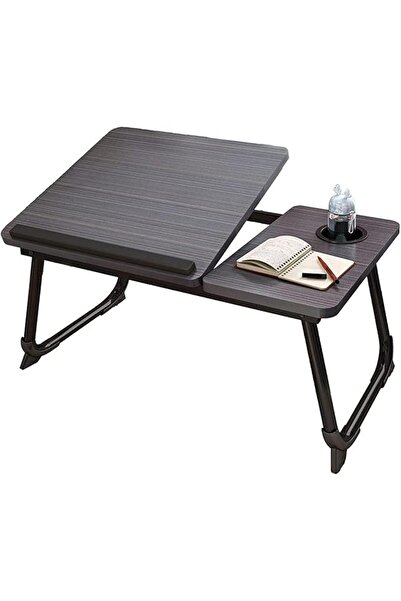 ALMEKAQUZ Laptop Bed Tray Table,Laptop Table, Foldable Knee Stand Notebook De...