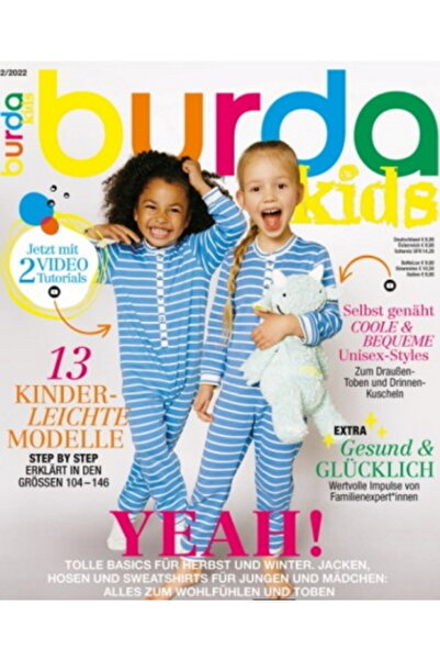 Burda Style Περιοδικό Burda Kids φθινόπωρο/χειμώνας 2022, κυκλοφόρησε στα γερ...