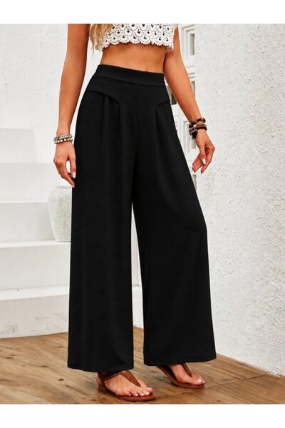 UFC 1985 TOP BRAND High Waist Pacaya Wide Long Pants