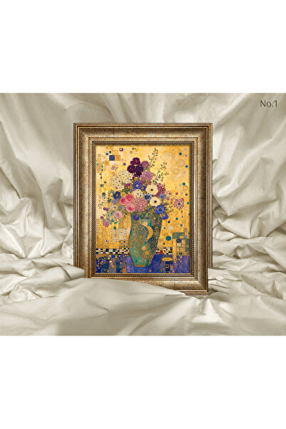 Vetro Design Art Nouveau - Cveće u vazi uokvireno Ta