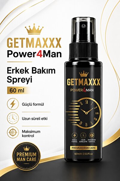 Getmaxxx Power4man 60 ML Uzun Deneyim Sprey