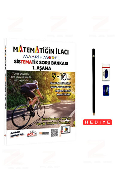 Acil Yayınları Matematiğin İlacı Maarif Model Sistematik Soru Bankası 1.Aşama...