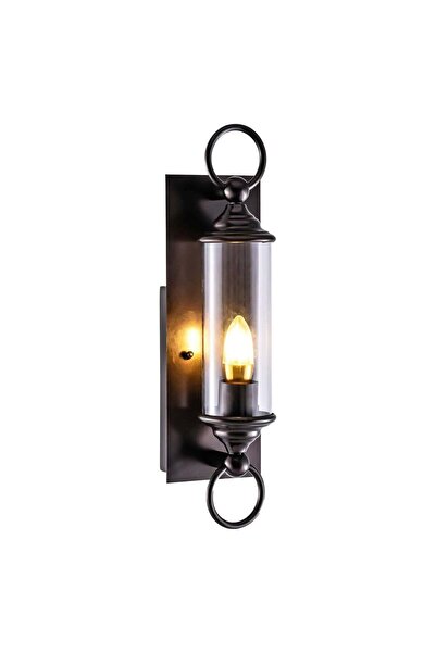 Generic مصباح جداري خارجي دائري بني E27 B4010-CL-25
