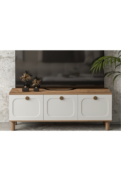 Vivense BOHEM 135 CM TV ÜNİTESİ, MDF KAPAK