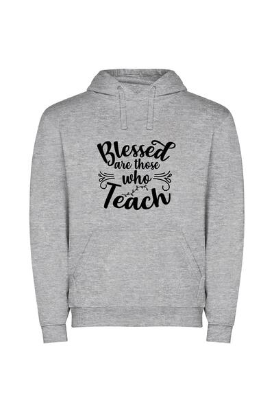iLovePrints Blessed Teaching Lessons: High-Quality Snapshot Φούτερ με κουκούλ...