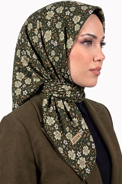 hadiora Women's Khaki Floral Patterned Daily Use Cotton Stitched Writing Pad