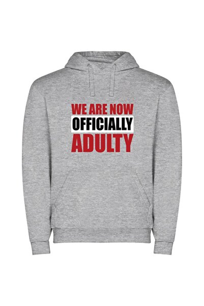 iLovePrints Maturity Reimagined: Adult Character Φούτερ με κουκούλα σε χρώμα ...