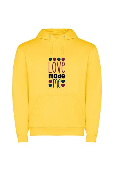 iLovePrints Love Inks: Illustrator Masterpiece Φούτερ με κουκούλα σε χρώμα Κί...