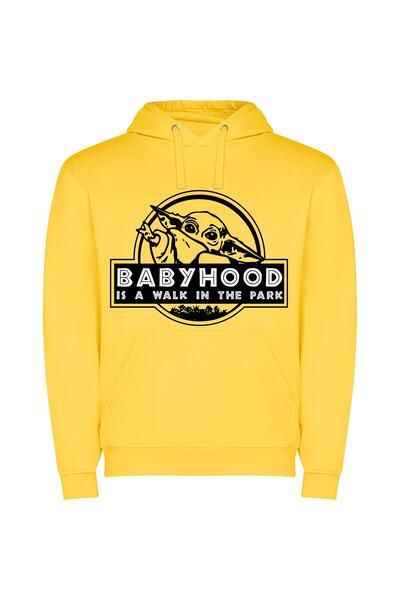 iLovePrints Babyhood in Naboo: A High-Quality Walk Φούτερ με κουκούλα σε χρώμ...
