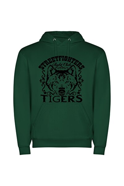 iLovePrints Streetwear Wolf: Adobe Masterpiece Φούτερ με κουκούλα σε χρώμα Πρ...