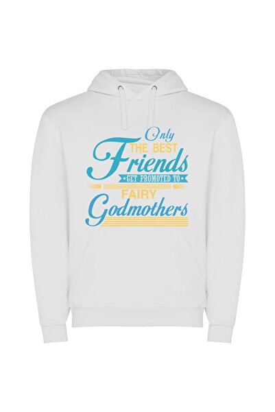 iLovePrints Elite Friendship Enchanters Φούτερ με κουκούλα σε χρώμα Λευκό