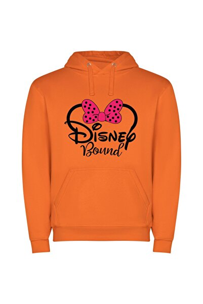 iLovePrints Disney Magic in Motion Φούτερ με κουκούλα σε χρώμα Πορτοκαλί