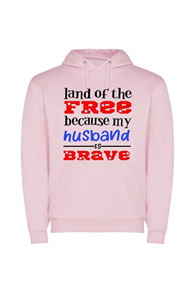 iLovePrints Beneath Brave Family Shield Φούτερ με κουκούλα σε χρώμα Ροζ