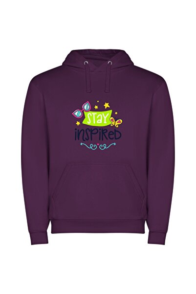 iLovePrints Everlasting Inspired Butterfly Φούτερ με κουκούλα σε χρώμα Μωβ