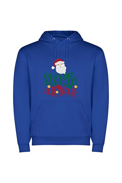 iLovePrints Sleighing the Holidays: Merry by Sylvia Sleigh Φούτερ με κουκούλα...