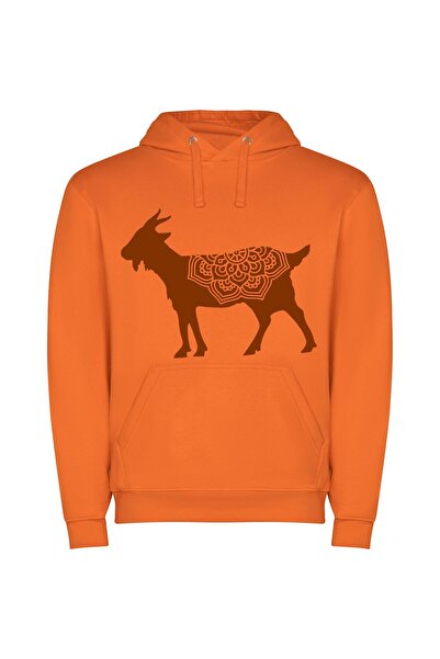iLovePrints Whimsical Persian Fusion Design Φούτερ με κουκούλα σε χρώμα Πορτο...