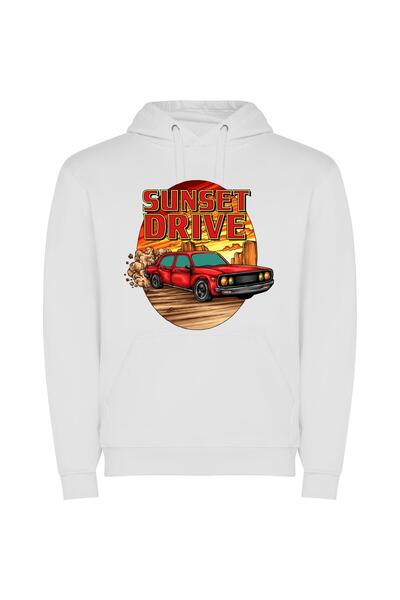 iLovePrints Sunset Serenade: Promotional Artwork Φούτερ με κουκούλα σε χρώμα ...