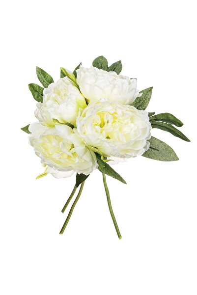 Atmosphera Buchet de 4 bujori artificiali - Albi, H.30 cm
