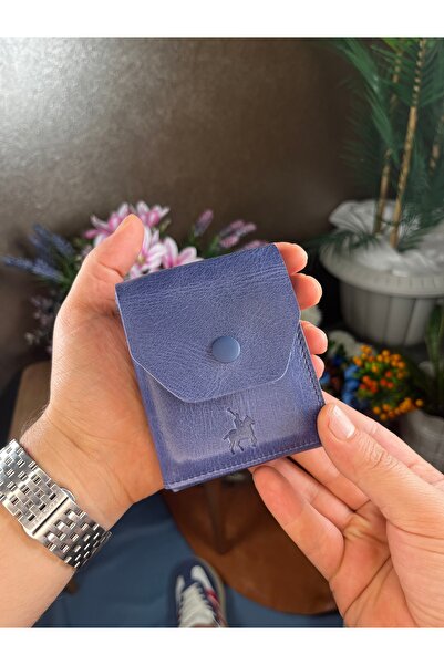 LORİS POLO Milano Antik Hakiki Unisex Deri Cüzdan