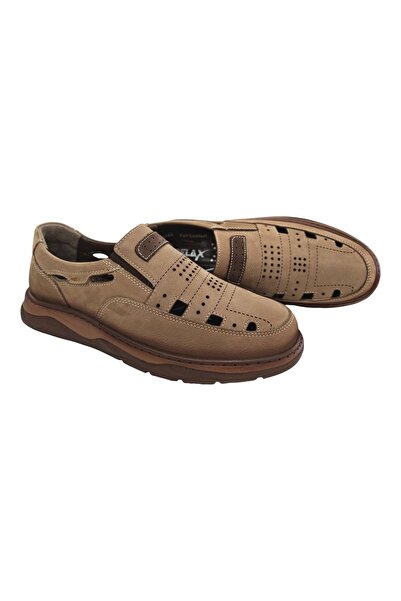 Dr.Relax Genuine Leather Full Orthopedic Summer Perforated Men's Shoes