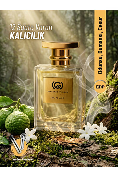 Oud Al Malik Erkek Parfüm Edp | Oud, Deri, Baharat, Amber | Güçlü Ekstra Kalıcı | Zarian Maskülen, Erkeksi |