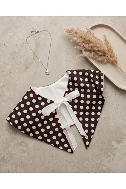 Elit Scarf Elite pointed collar brown