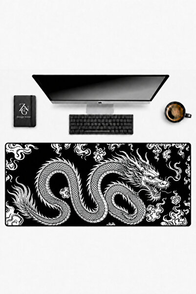 ZNG design home Inkstorm Dragon Collection 80x40 cm Büyük Boy Gaming Mousepad...