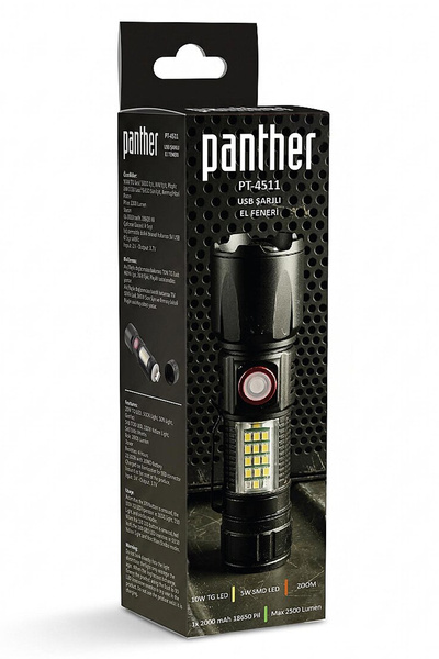 tusah PT-4511 USB ŞARJLI EL FENERİ