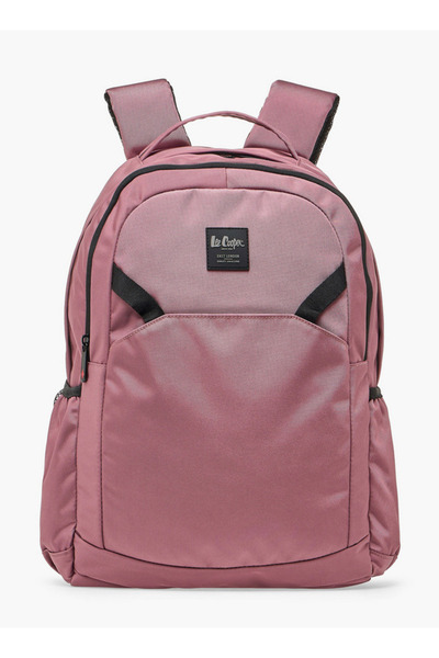 Lee Cooper Solid School Backpack for Kids 13 Years with Padded Shoulder Straps