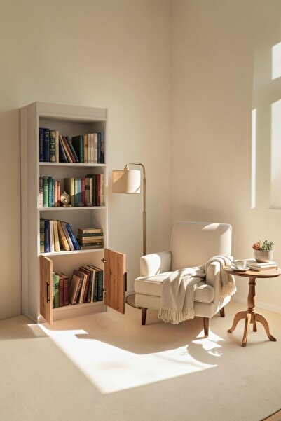 Beste Çok Amaçlı Kitaplık 2 Kapaklı 60x177x30 cm Çok Amaçlı Dolap