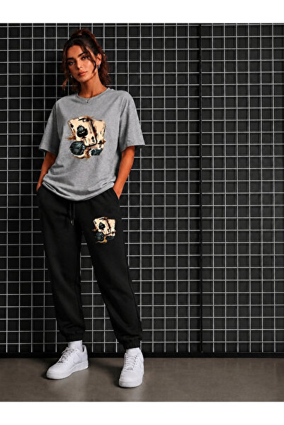 CLOTHES33 T-Shirt Tracksuit 2-Piece Combination Thin Summer Sweat-Absorbing Z...