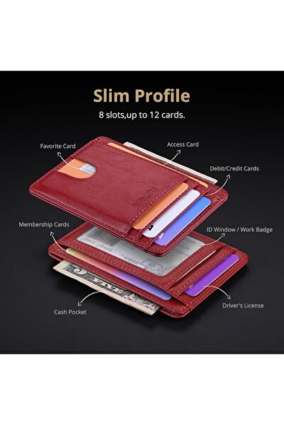 Buffway Mens RFID Blocking Slim Bifold Wallet Minimalist Leather Small Wallet...