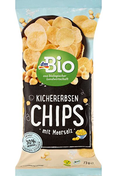 OEM Chickpea chips with sea salt, 75 g
