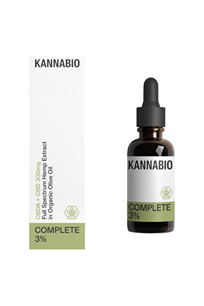 KANNABIO Ολοκληρωμένο Φάρμακο Πλήρους Φάσματος Σταγόνες Ελαίου Κάνναβης 3% 30...