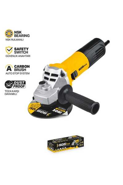 SGS 5035 Endüstriyel Avuç Taşlama 1250 Watt 125MM Devir Ayarlı