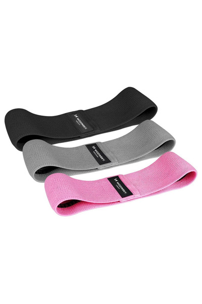 WOZINSKY Set de 3 mini benzi de rezistență pentru exerciții, yoga, fitness, c...