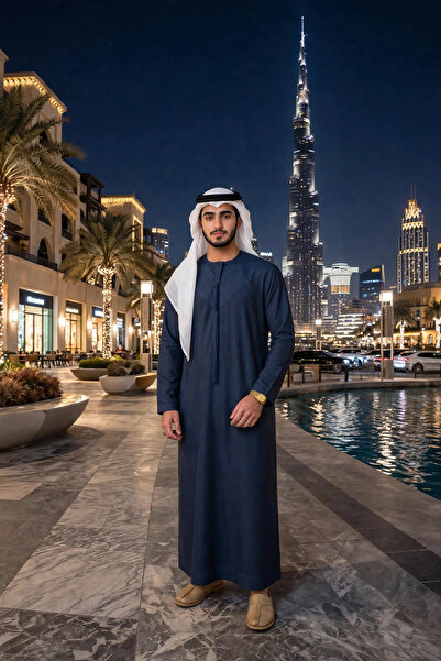Al othamin Emirati Ottoman Thobe and Wadha