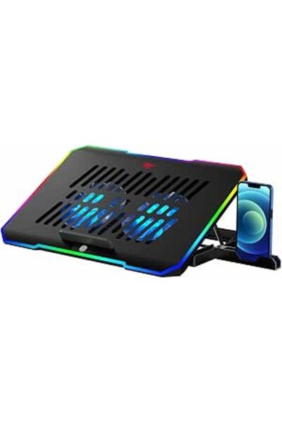 Havit F2069 Laptop Cooling Pad - Dual High-Speed Fans, Adjustable Stand, Ultr...