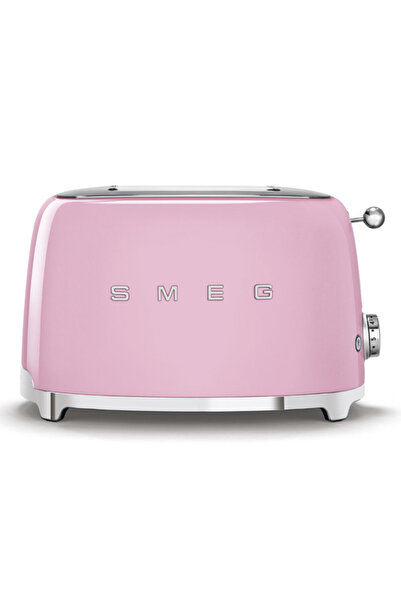 SMEG Prăjitor de pâine stil anii '50 TSF01PKEU, 950 W, 2 felii, 6 trepte de p...