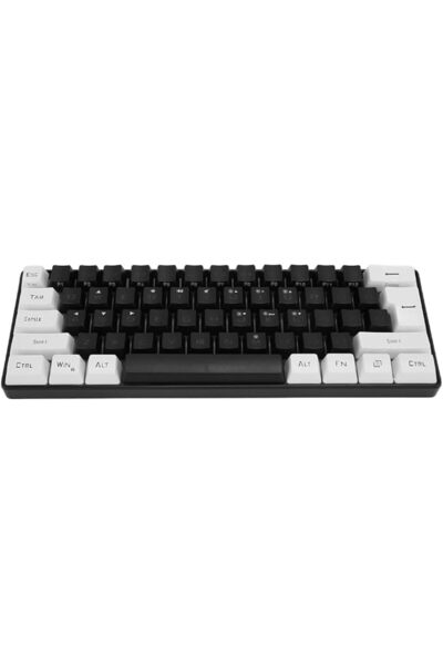 GENERAL XUMIUZIY Wired RGB LED Backlit Gaming Keyboard, 61 Keys Mini Mechanic...