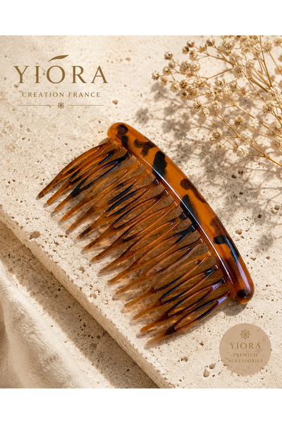 yiora مشبك مشط بتصميم عتيق 9.5 سم