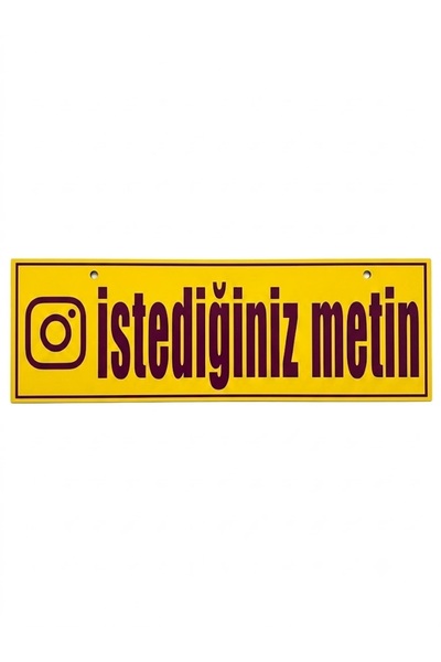 RELATOS İNSTAGRAM ADRESİNİZ İÇİN PLASTİK KİŞİYE ÖZEL Tır Kamyon Araba Ev Duva...