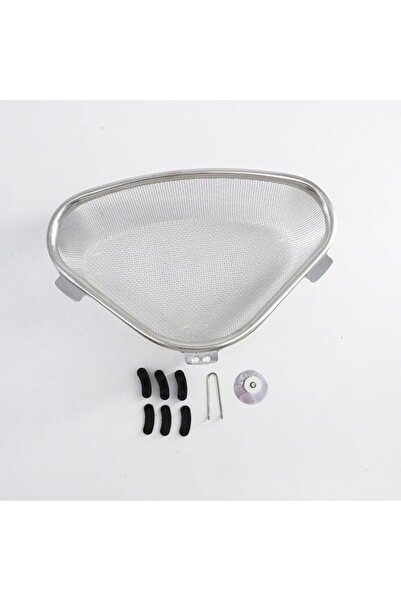 TAZLYN Filter Basket Sink Strainer Steel Corner Basket Strainer Triangle Drai...